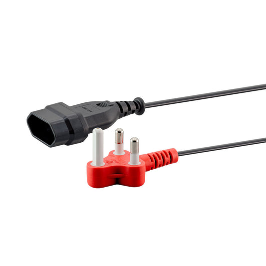 1m Dedicated Plug to 2-pin Euro Socket — LinkQnet | Guards on Duty Shop