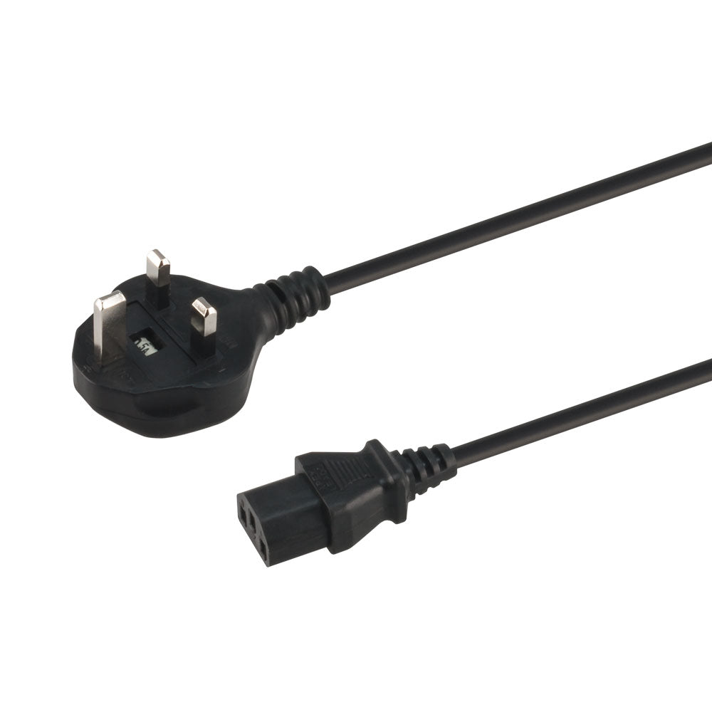 1.8m Single Headed British Power Cable — LinkQnet | Guards on Duty Shop