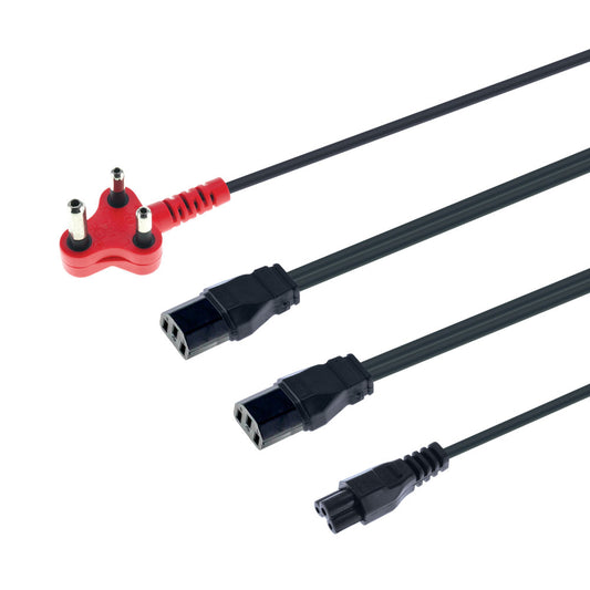 4m Dedicated to 2 x Iec F to 1 x Clover — LinkQnet | Guards on Duty Shop
