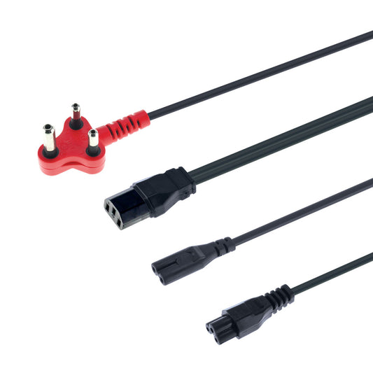 3.8m Dedicated to Iec, Clover and Fig 8 Pwr Cable — LinkQnet | Guards on Duty Shop