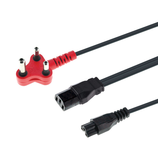 3m 1 (iec) 1 (clover) Dedicated Power Cable — LinkQnet | Guards on Duty Shop