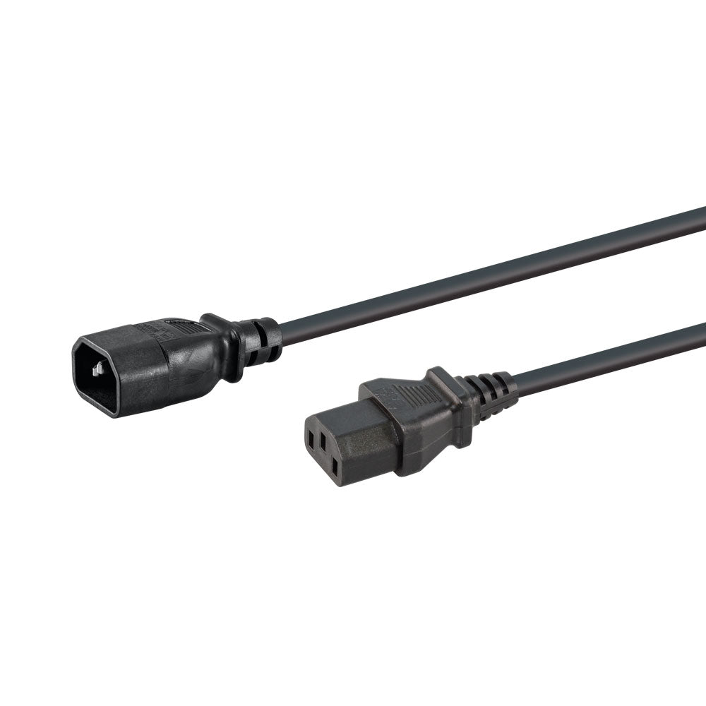 3m Kettle Male to Female Power Cable — LinkQnet | Guards on Duty Shop