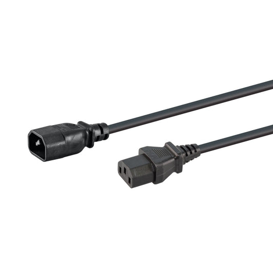 3m Kettle Male to Female Power Cable — LinkQnet | Guards on Duty Shop