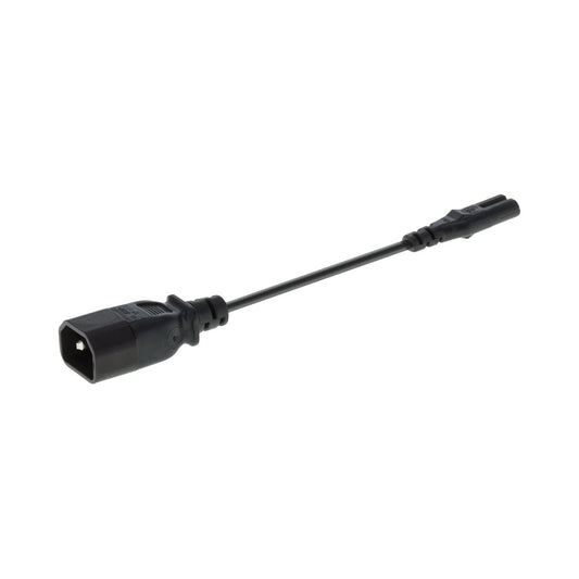 15cm Figure 8 T0 Iec Male {c14}power Adapter — LinkQnet | Guards on Duty Shop