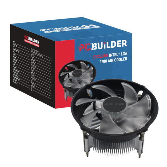 PCBuilder CYCLONE Intel® LGA 1700 Air Cooler - Guards On Duty Shop & Security Guards