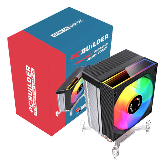 PCBuilder TYHPOON COOL 90mm Air CPU Cooler - Black - Guards On Duty Shop & Security Guards