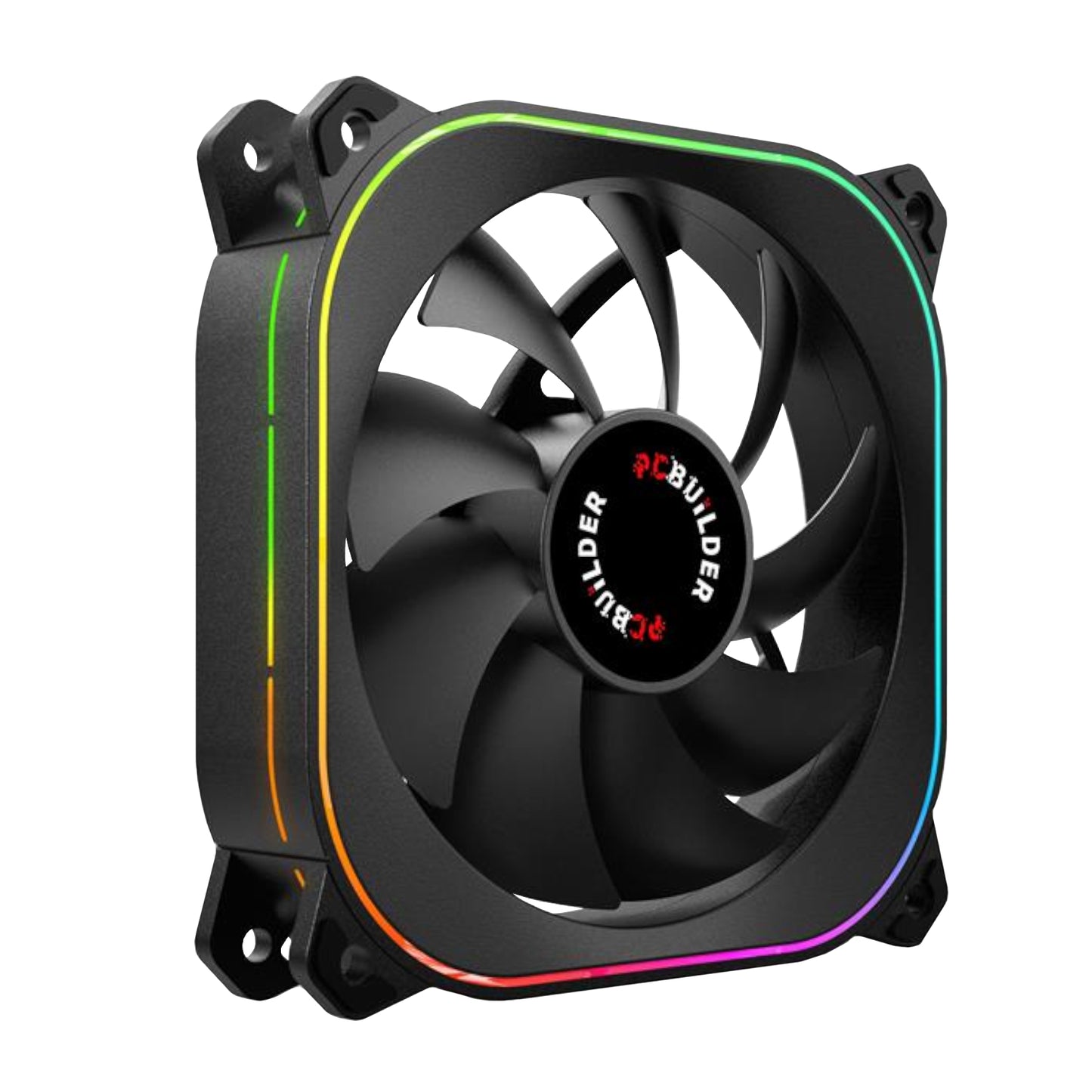 PCBuilder TORNADO CHILL 120mm ARGB Fan - Black - Guards On Duty Shop & Security Guards