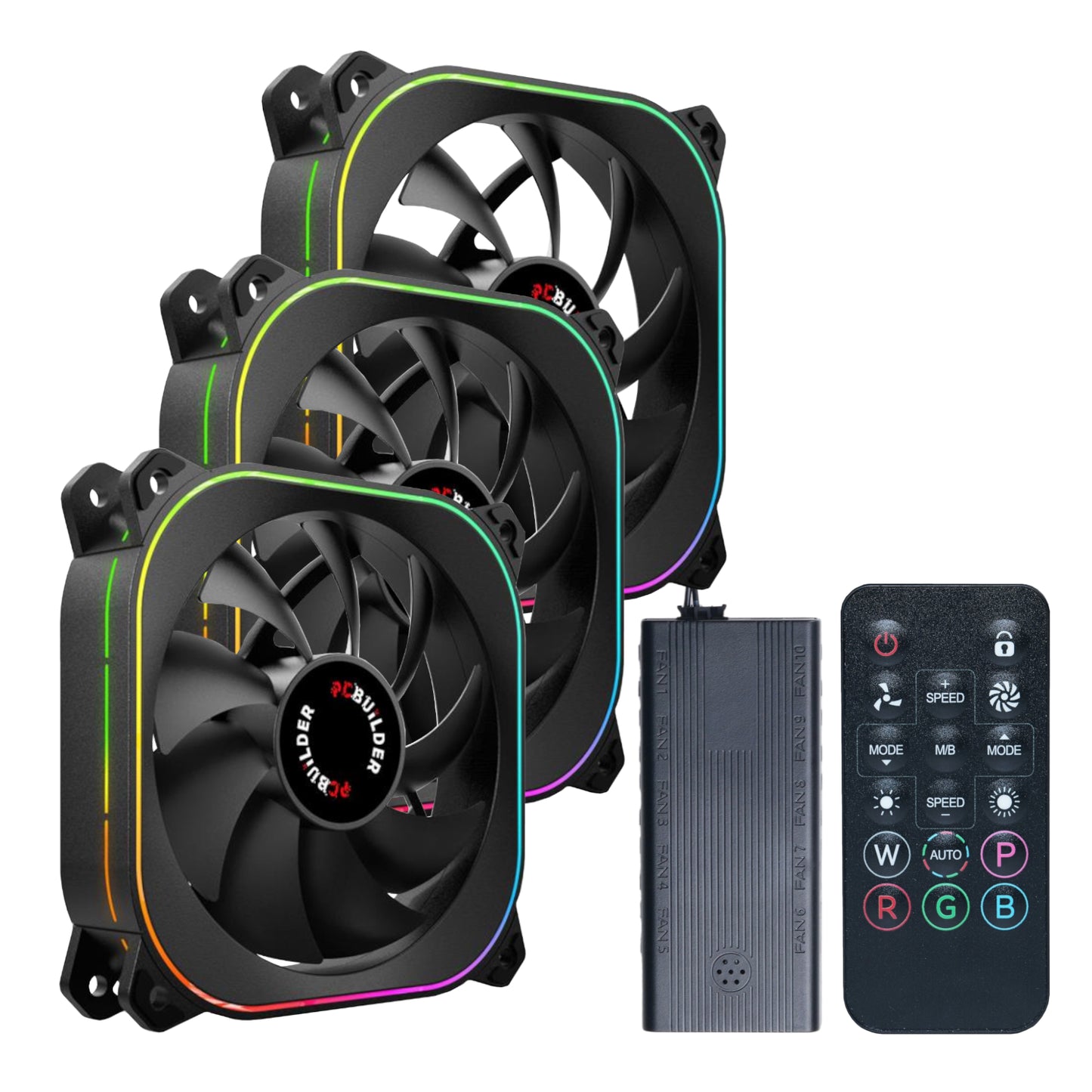 PCBuilder TORNADO CHILL ARGB 120mm Fan Kit - Guards On Duty Shop & Security Guards