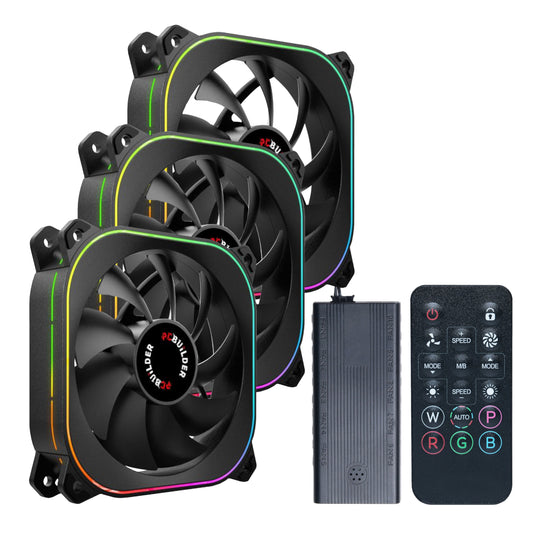 PCBuilder TORNADO CHILL ARGB 120mm Fan Kit - Guards On Duty Shop & Security Guards