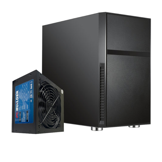 PCBuilder Black Box Micro-ATX Chassis + 300W PSU - Guards On Duty Shop & Security Guards