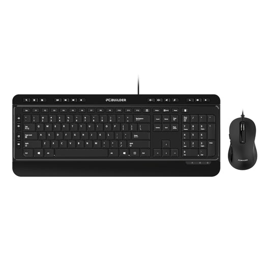 PCBuilder ALPHA Silent Wired Keyboard and Mouse Combo - Guards On Duty Shop & Security Guards