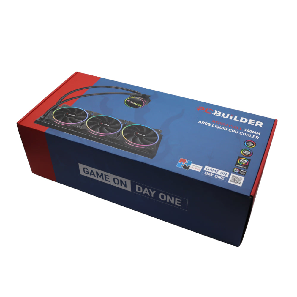 PCBuilder Hydro Chill 360MM AIO Liquid CPU Cooler ARGB - Guards On Duty Shop & Security Guards