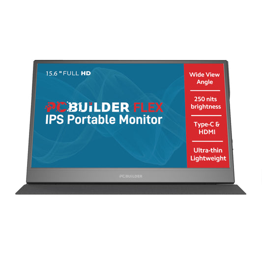 PCBuilder FLEX 15.6" Full HD IPS Portable Monitor - Guards On Duty Shop & Security Guards