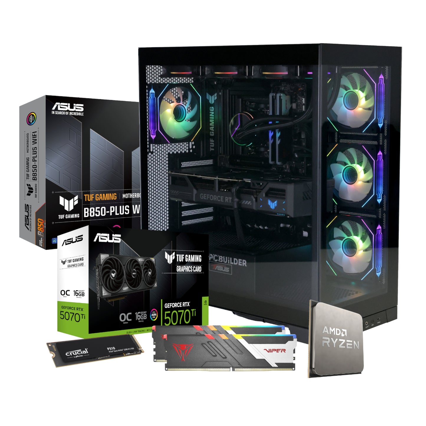PCBuilder Ryzen 7 7800X3D ARCHON Windows 11 Gaming PC - Guards On Duty Shop & Security Guards