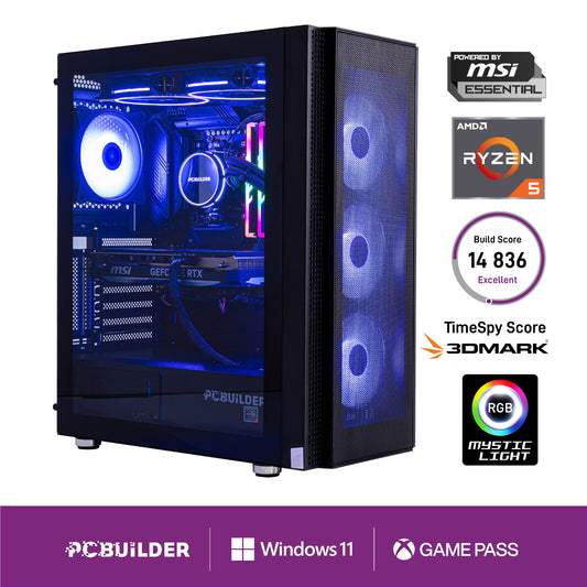 PCBuilder Ryzen 5 9600X NEXUS Windows 11 Gaming PC - Guards On Duty Shop & Security Guards