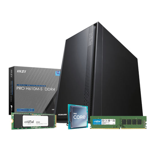 PCBuilder Intel i5-12400 OFFICE MASTER Core Windows 11 Pro Desktop PC - Guards On Duty Shop & Security Guards