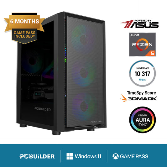 PCBuilder Ryzen 5 5600XT PATHFINDER Windows 11 Gaming PC - Guards On Duty Shop & Security Guards