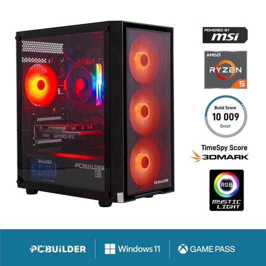 PCBuilder Ryzen 5 8400F PHANTOM Windows 11 Gaming PC - Guards On Duty Shop & Security Guards