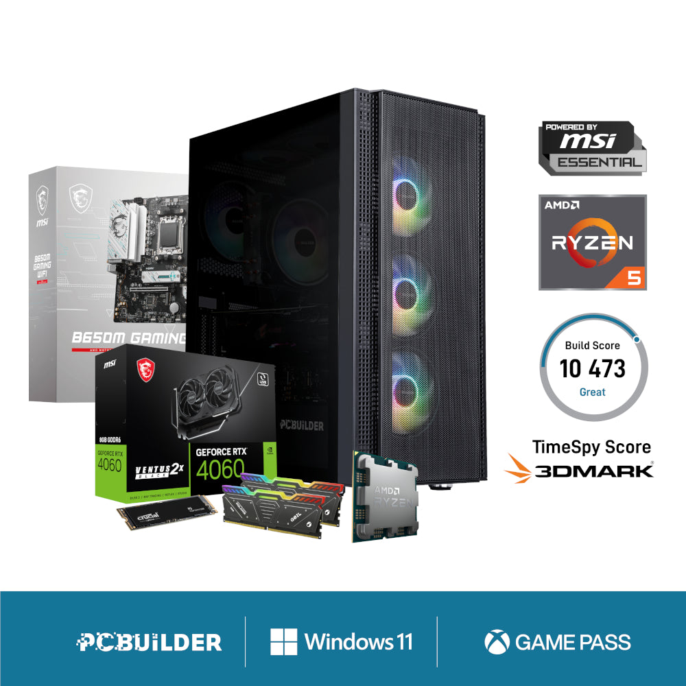 PCBuilder AMD Ryzen 5 7600 SPECIALIST Windows 11 Gaming PC - Guards On Duty Shop & Security Guards