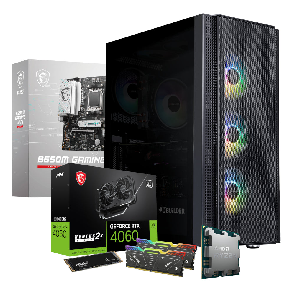 PCBuilder AMD Ryzen 5 7600 SPECIALIST Windows 11 Gaming PC - Guards On Duty Shop & Security Guards