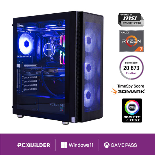 PCBuilder Ryzen 7 9700X TACTICIAN Windows 11 Gaming PC - Guards On Duty Shop & Security Guards