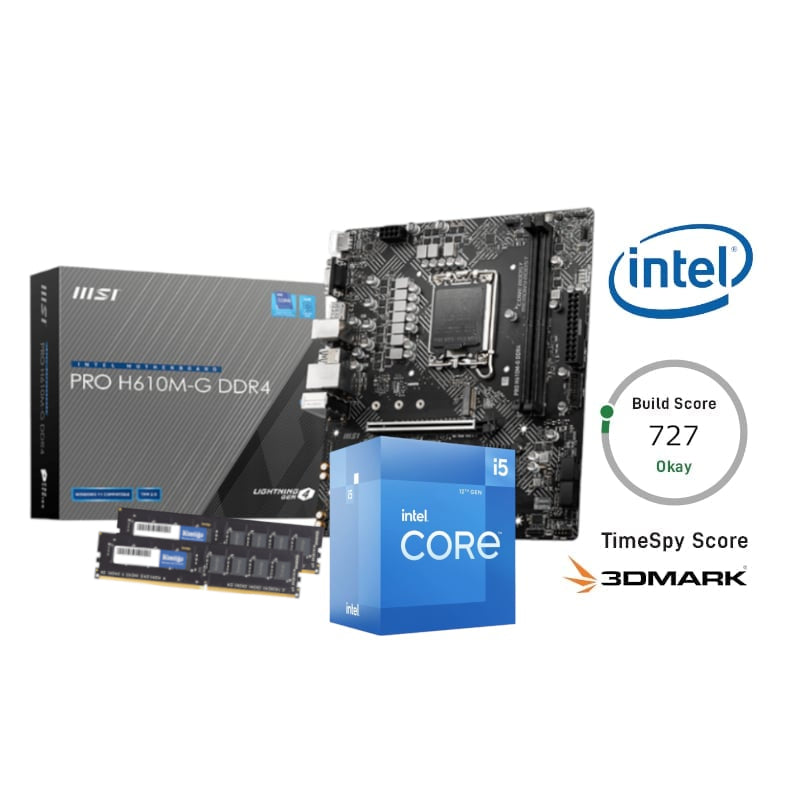 PCBuilder Intel Core i5-12400 LEVEL UP Core Upgrade Kit - Guards On Duty Shop & Security Guards