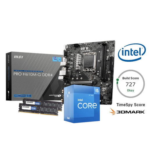 PCBuilder Intel Core i5-12400 LEVEL UP Core Upgrade Kit - Guards On Duty Shop & Security Guards
