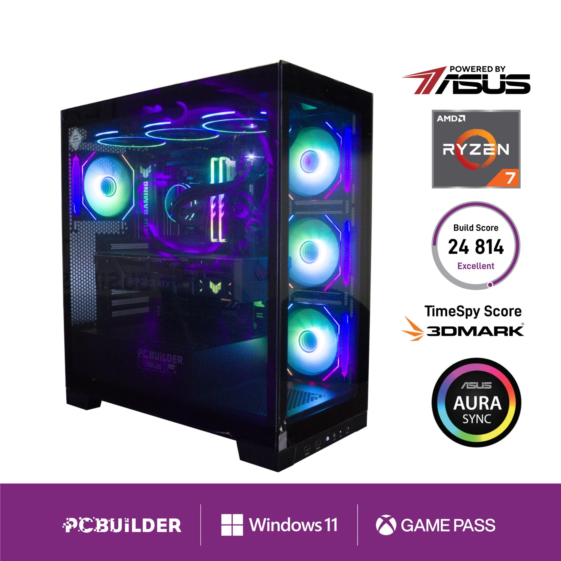 PCBuilder Ryzen 7 9700X VALOUR Windows 11 Gaming PC - Guards On Duty Shop & Security Guards