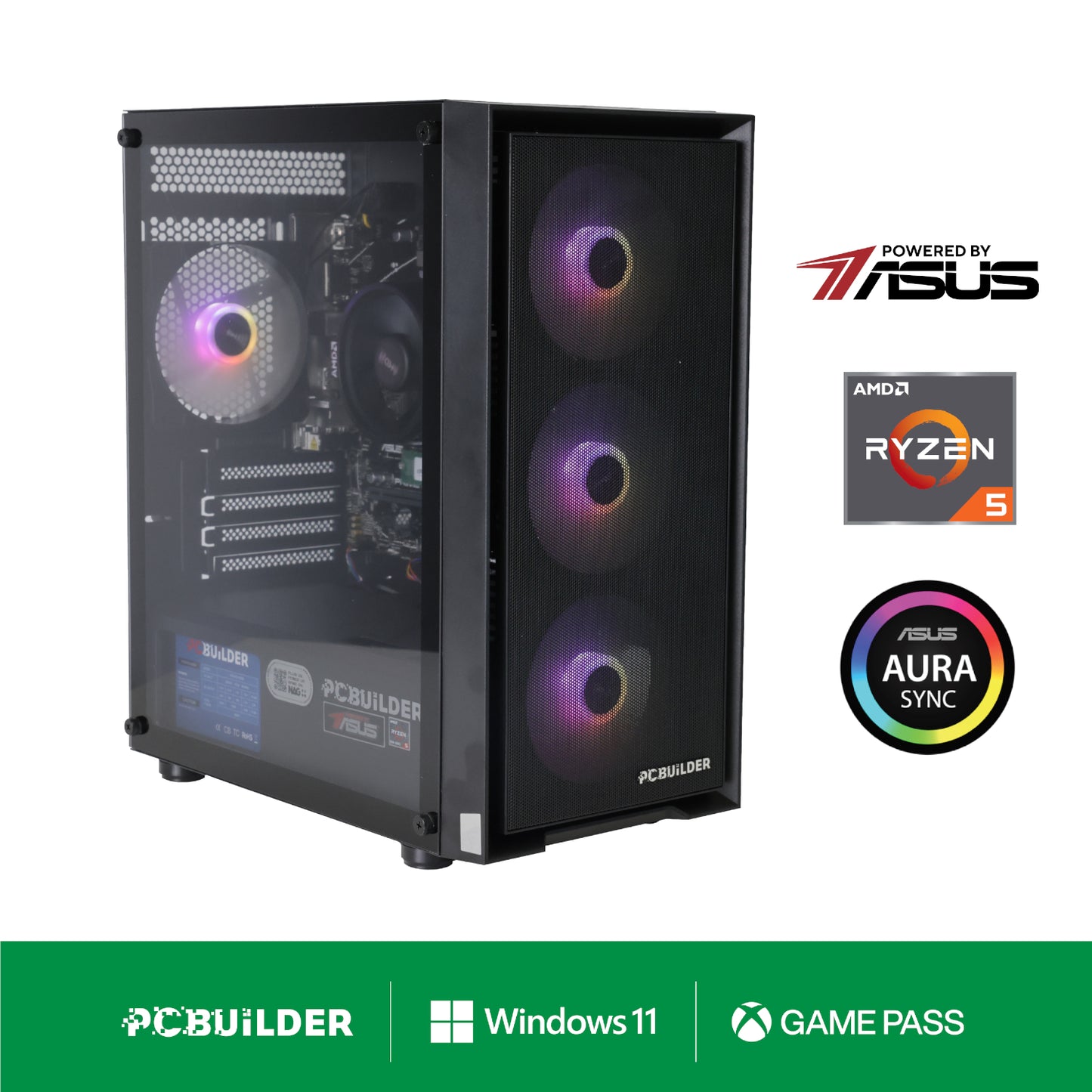 PCBuilder Ryzen 5 8600G WARDEN Windows 11 Gaming PC - Guards On Duty Shop & Security Guards