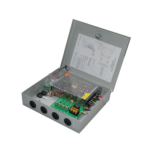 PD Power 5CH PSU 12V 10A PTC - Guards On Duty Shop & Security Guards