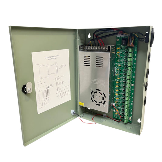 12V 20 A Power Supply 18CH - Guards On Duty Shop & Security Guards