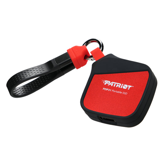 Patriot PDP31 1TB Type-C Portable SSD - Red / Black - Guards On Duty Shop & Security Guards