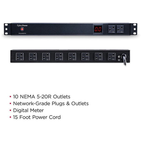10 WAY Power Rail with IEC Input — Tronitech | Guards on Duty Shop