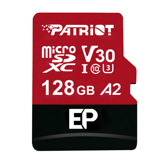 Patriot EP Series 128GB MICRO SDXC V30 A2 (w/o Adaptor) - Guards On Duty Shop & Security Guards