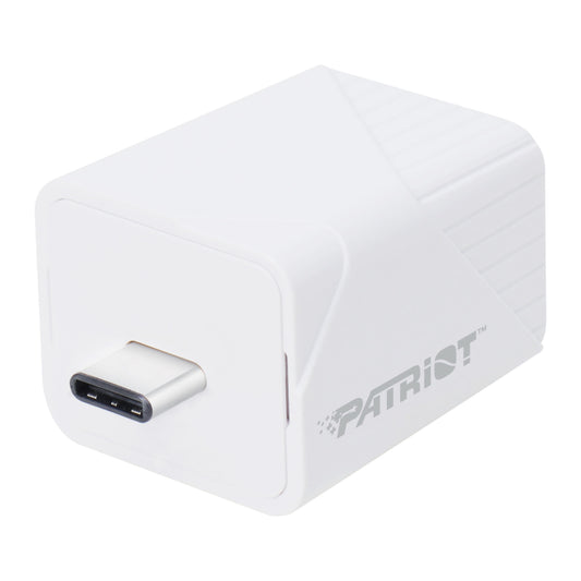 Patriot iLuxe Cube 128GB Type-C Smart Backup Solution - White - Guards On Duty Shop & Security Guards