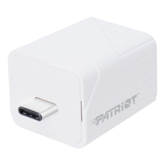 Patriot iLuxe Cube 256GB Type-C Smart Backup Solution - White - Guards On Duty Shop & Security Guards