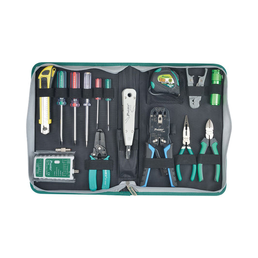 Proskit 15-piece Network Installation Tool Kit — Proskit | Guards on Duty Shop