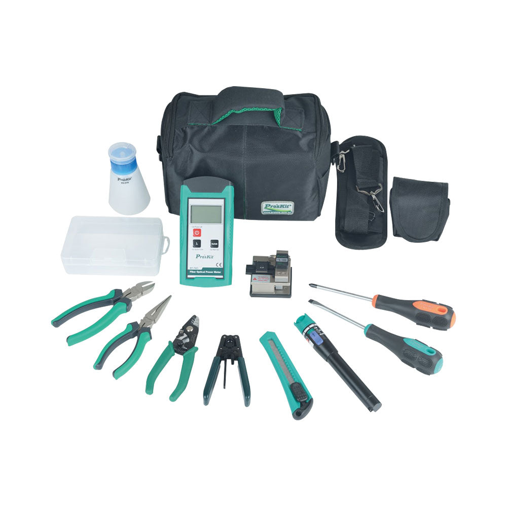 Proskit 12-piece Ftth Fibre Optical Tool Kit — Proskit | Guards on Duty Shop