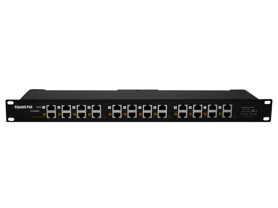 12 Port Gigabit Passive PoE Injector - Guards On Duty Shop & Security Guards