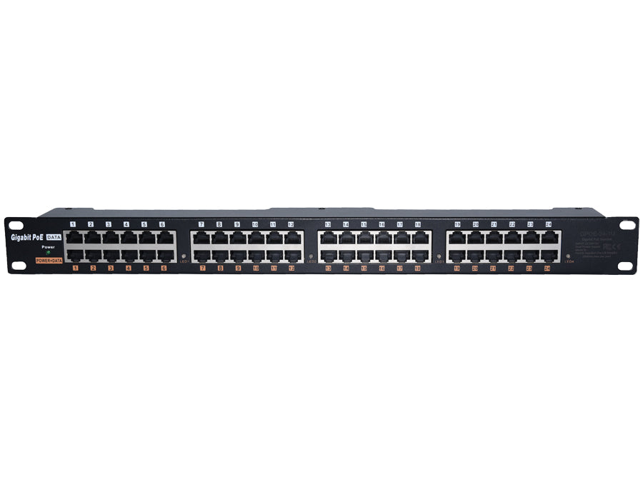 24 Port Gigabit Passive PoE Injector - Guards On Duty Shop & Security Guards