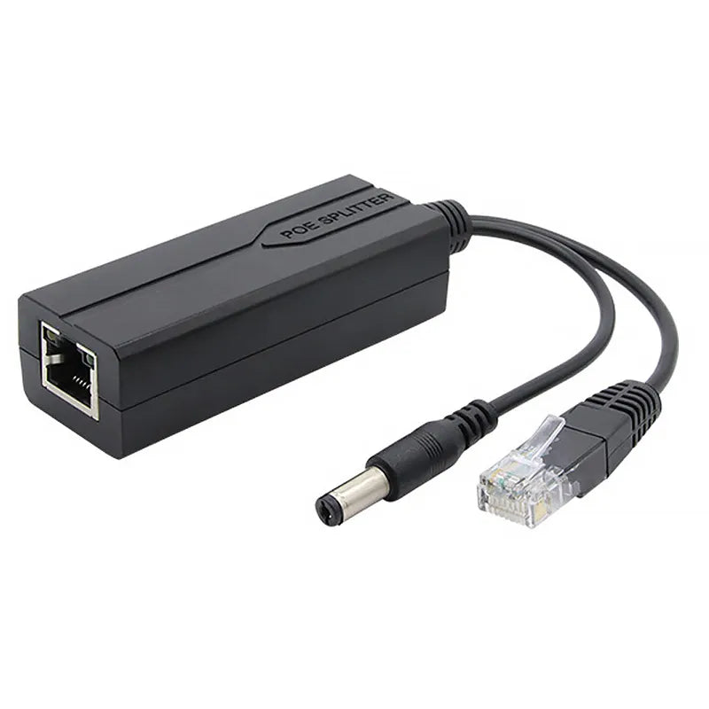 Gigabit PoE Splitter – 802.3af/at to 12V/1A DC & Ethernet