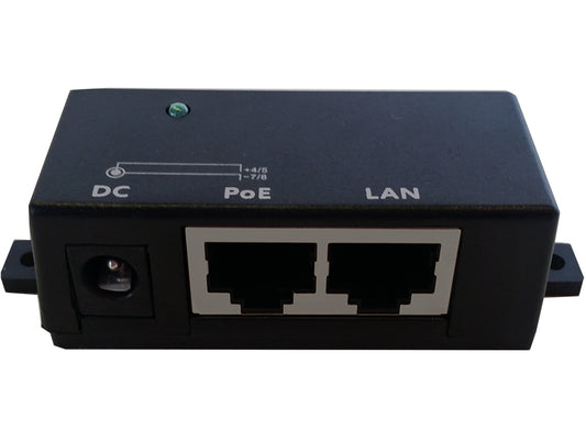Single Port Fast Ethernet Passive PoE Injector - Guards On Duty Shop & Security Guards