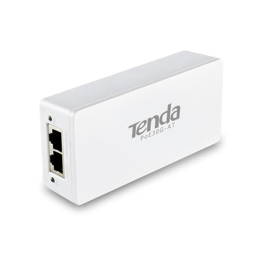Tenda POE30G-AT - TENDA POE ADAPTER INJECTOR,GIGABIT 30W GIGABIT TRANSMITION DISTANCE OF UP TO 100M IDEAL FOR ACCESS P