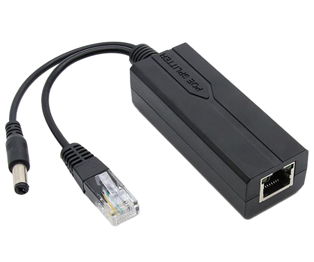 Gigabit PoE Splitter – 802.3af/at to 12V/1A DC & Ethernet