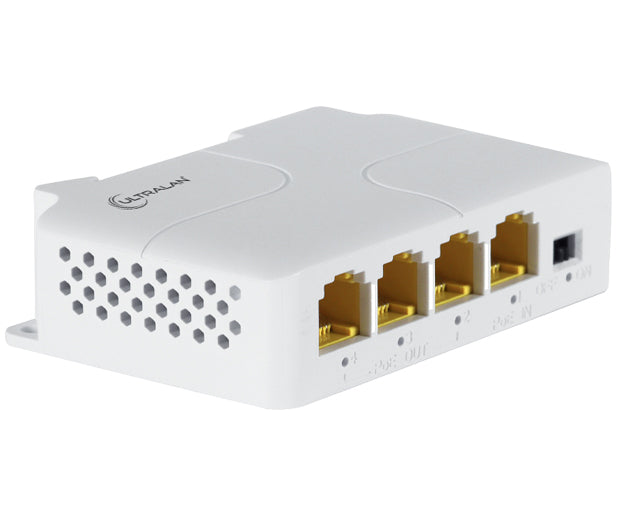 3-Port Gigabit PoE Extender (1x PoE In, 3x PoE Out)