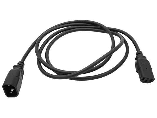 1.8m Male - Female IEC Power Lead - Guards On Duty Shop & Security Guards