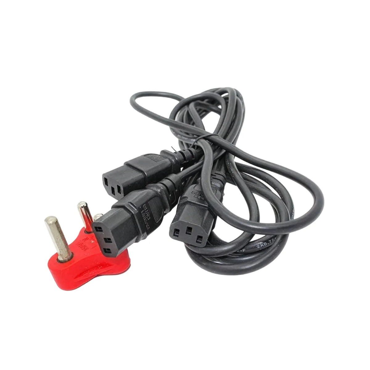 SA 3-Pin Plug to 3-Way IEC C13 Power Cord