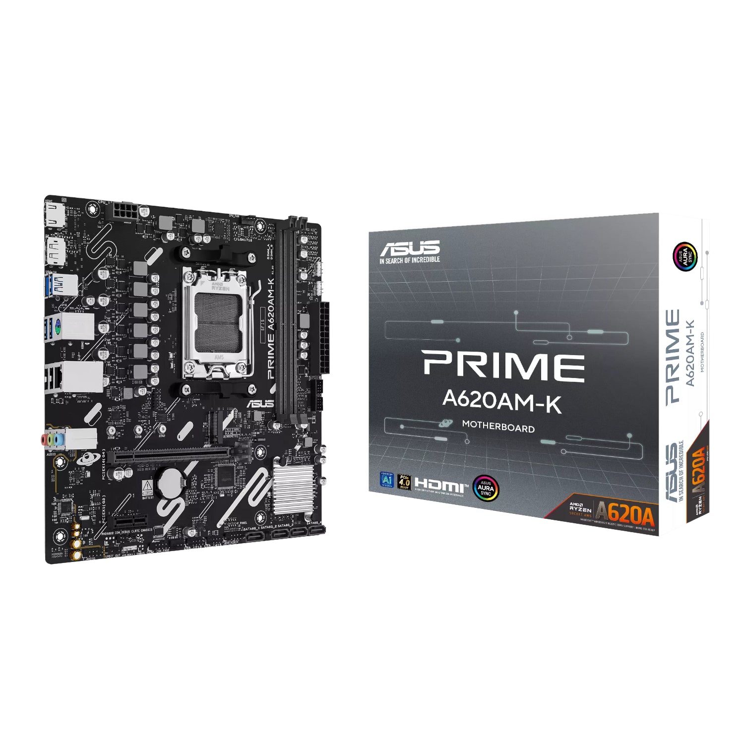 Asus PRIME A620AM-K AM5 M-ATX Motherboard - Guards On Duty Shop & Security Guards
