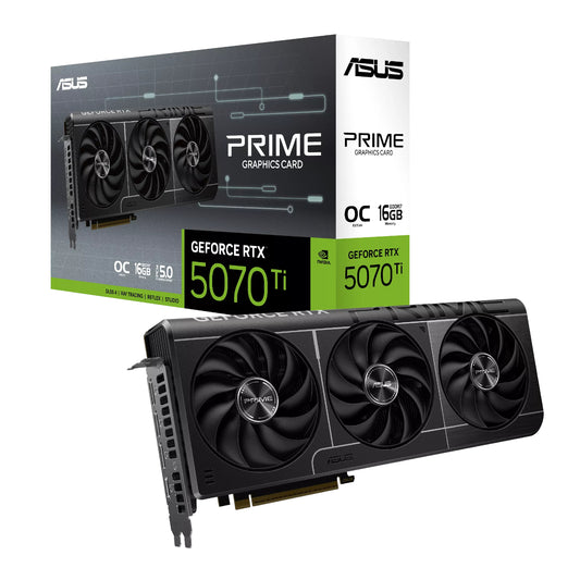ASUS PRIME GeForce RTX 5070 Ti 16GB GDDR7 OC Edition Graphics Card - Guards On Duty Shop & Security Guards