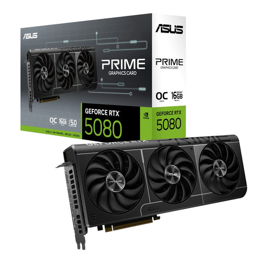 ASUS PRIME GeForce RTX 5080 16GB OC Edition GDDR7 Graphics Card - Guards On Duty Shop & Security Guards